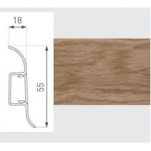 Dab dworkowy (ozols dworkowy) Li1 PVC Grīdlīste ar Kabeļkanālu